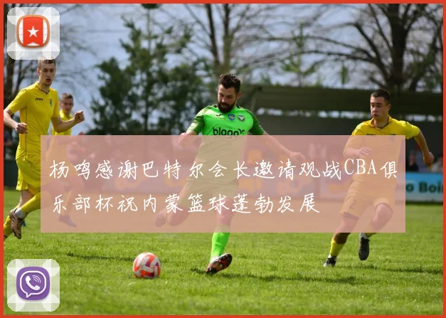 杨鸣感谢巴特尔会长邀请观战CBA俱乐部杯祝内蒙篮球蓬勃发展